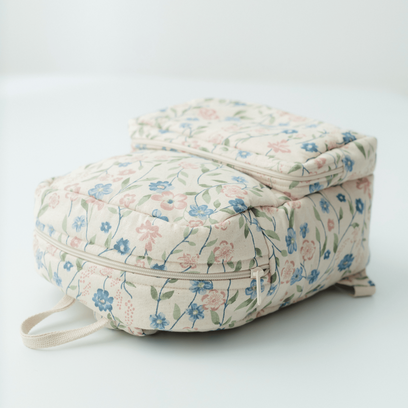 Flora Trail Personalised School Bag, Hand-Embroidered