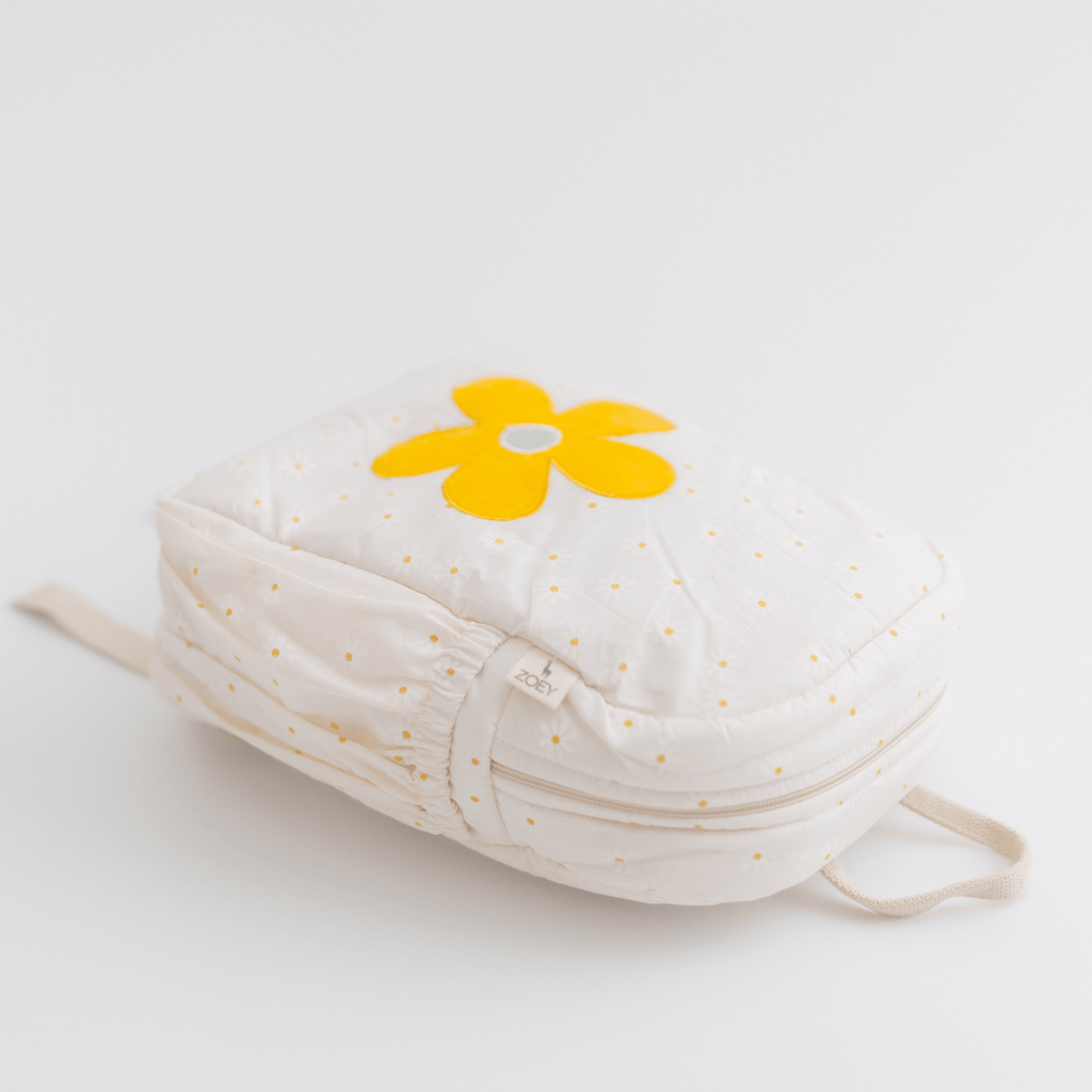 Poppy Pop Personalised School Bag, Hand-Embroidered