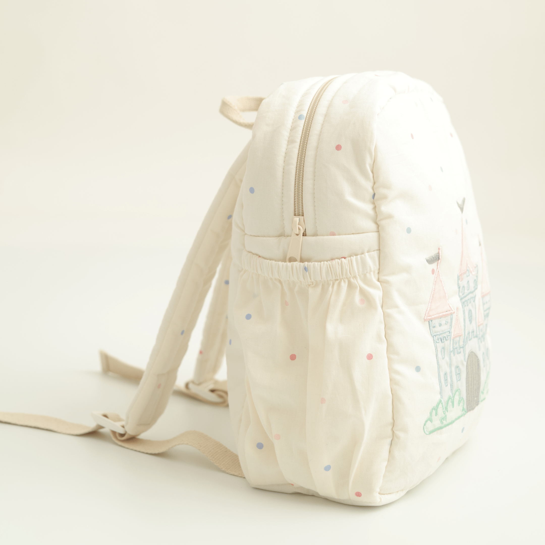 Magic Castle Personalised School Bag, Hand-Embroidered