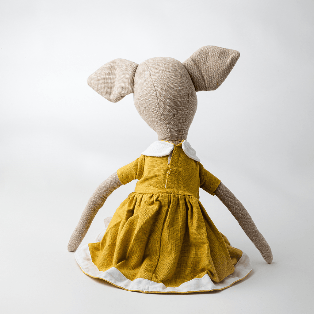Elaine Mouse Heirloom Cotton Keepsake Toy