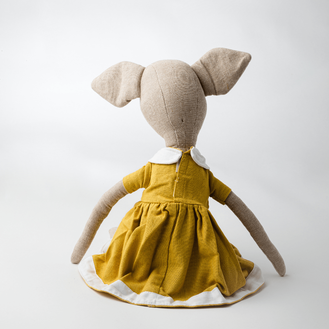 Elaine Mouse Heirloom Cotton Keepsake Toy