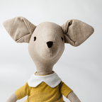 Elaine Mouse Heirloom Cotton Keepsake Toy
