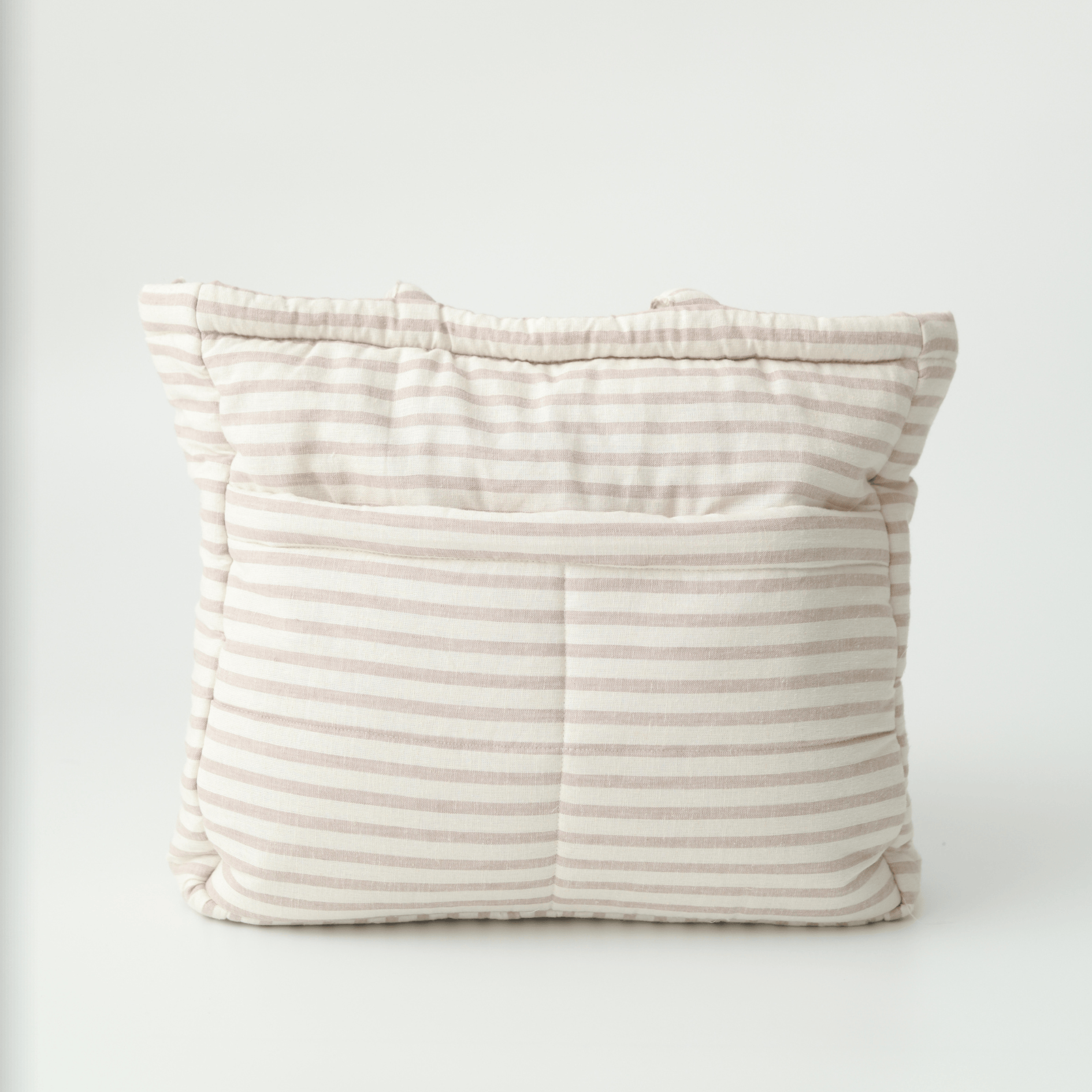Almond Stripe Tote Nappy Bag (100% Cotton)