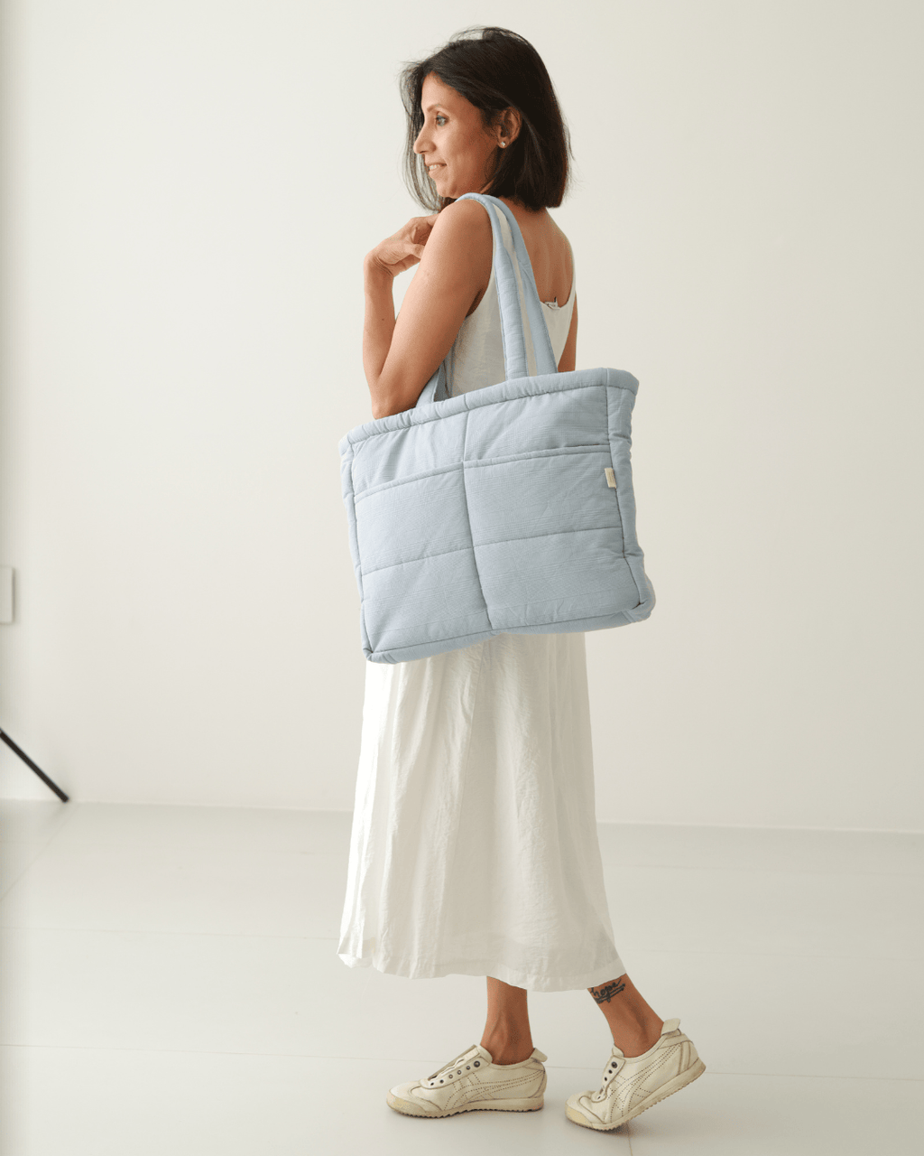 Frost Tote Nappy Bag (100% Cotton)