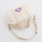 Hand Embroidered Songbirds Perch Nappy Bag (Pure Cotton)