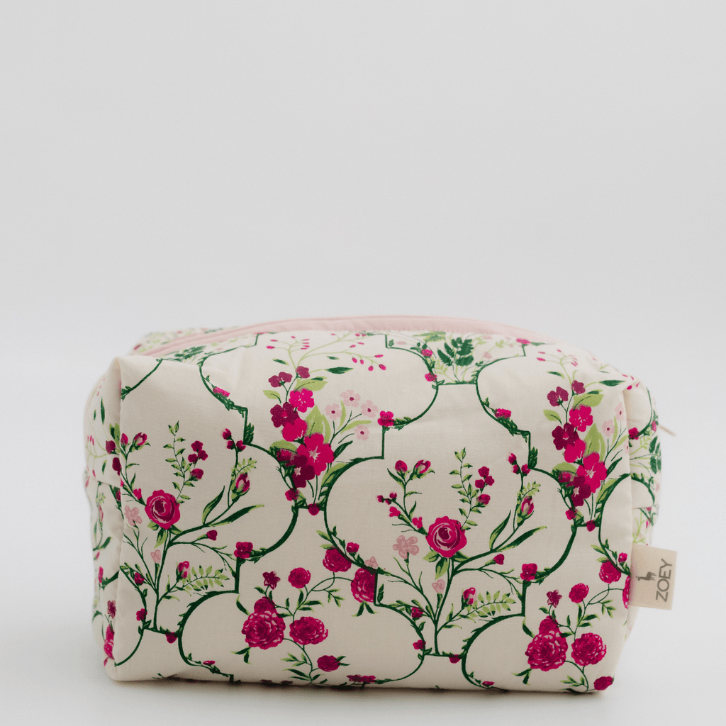 Noira Rose Carryall Quilted Nappy Bag (100% Cotton)