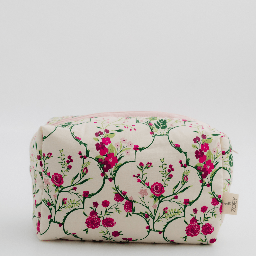 Noira Rose Carryall Quilted Nappy Bag (100% Cotton)