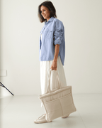 Vanilla Tote Nappy Bag (100% Cotton)