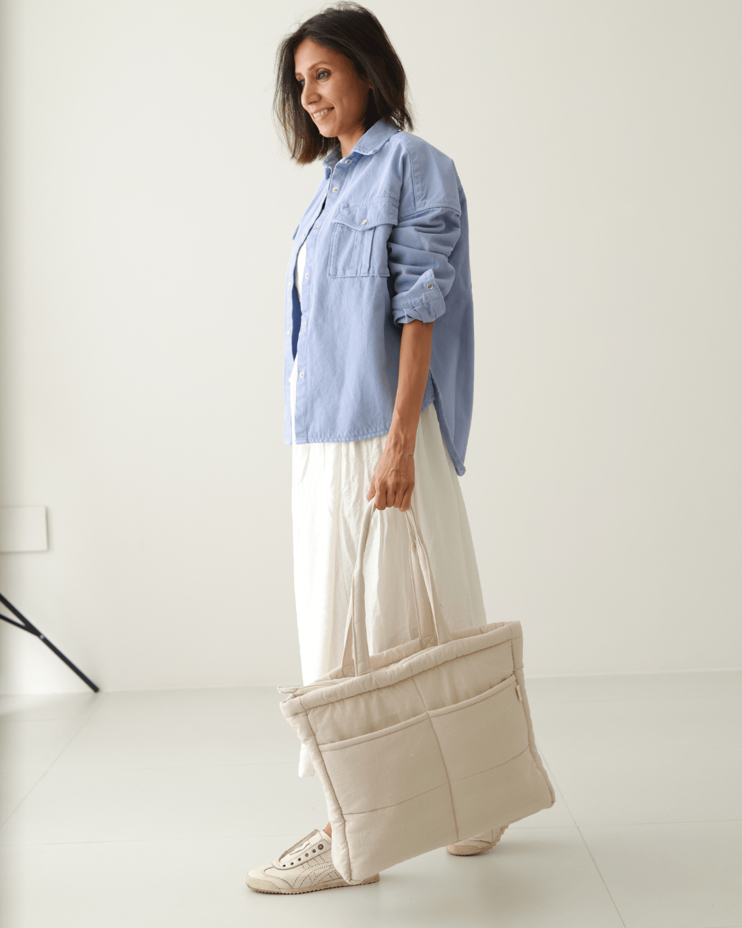 Vanilla Tote Nappy Bag (100% Cotton)