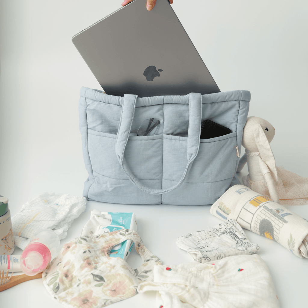 Vanilla Tote Nappy Bag (100% Cotton)